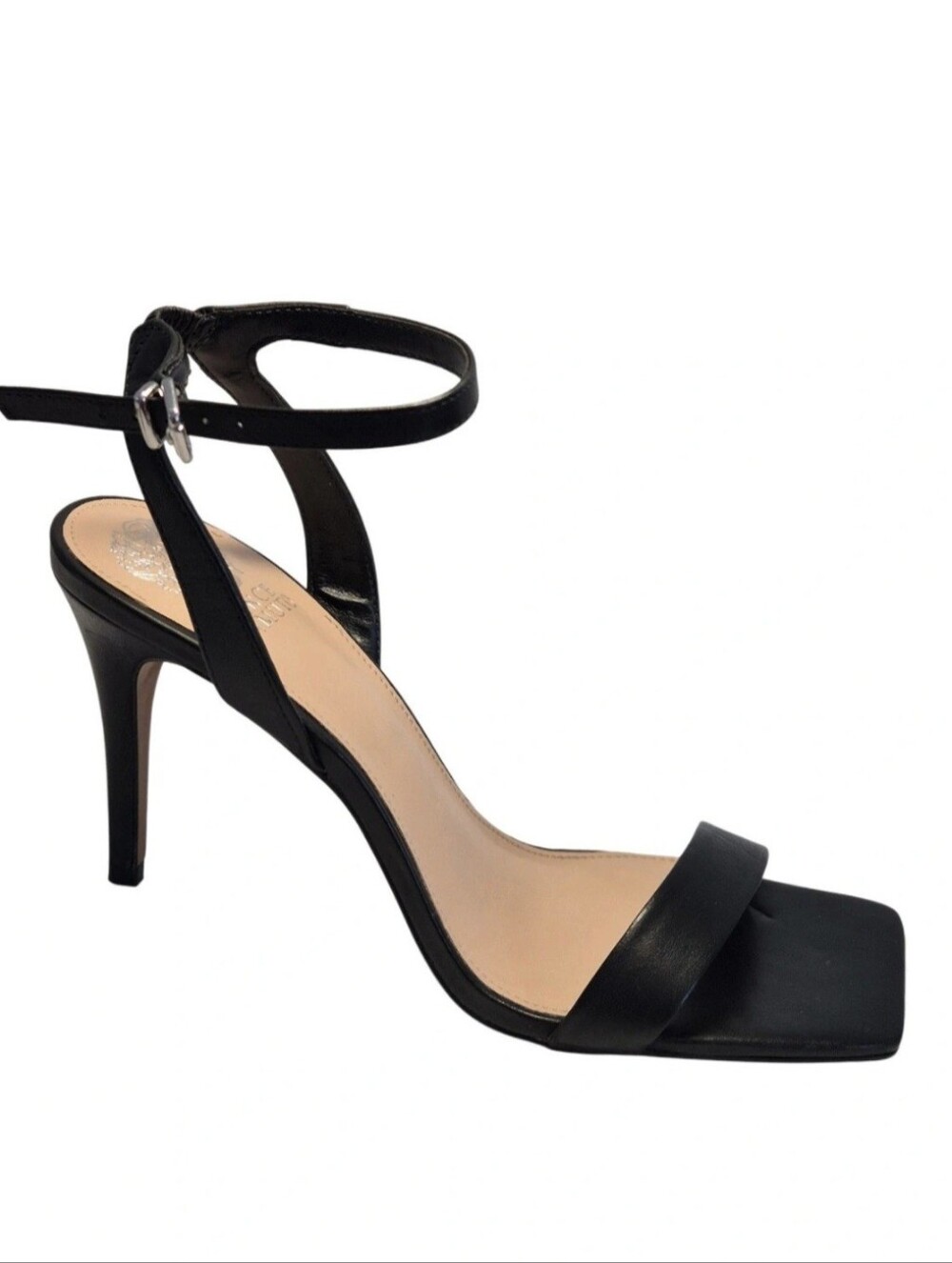 Black High Heel Sandals 4" Size 10M Vince Camuto